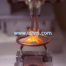 induction brazing platinum ring