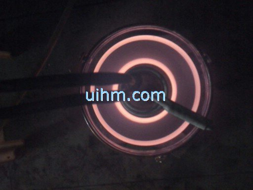 custom-design induction coil for heating inwall and margin of the steel wheel