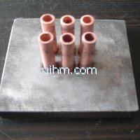 induction brass solder copper pipes