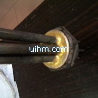 induction brass solder multi copper pipes