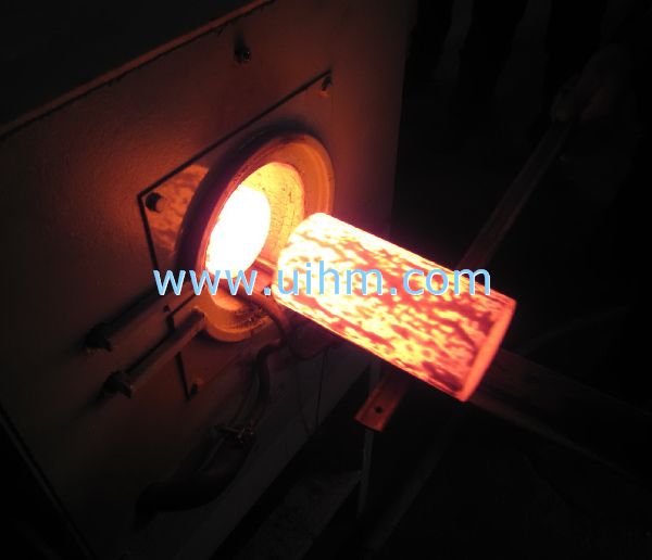 medium frequency induction forging steel bar