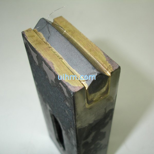 carbide blade by induction heating