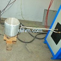 custom-design induction coil for heating rotor