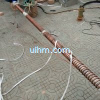 induction coils for heating 3 meter long ss steel pipe