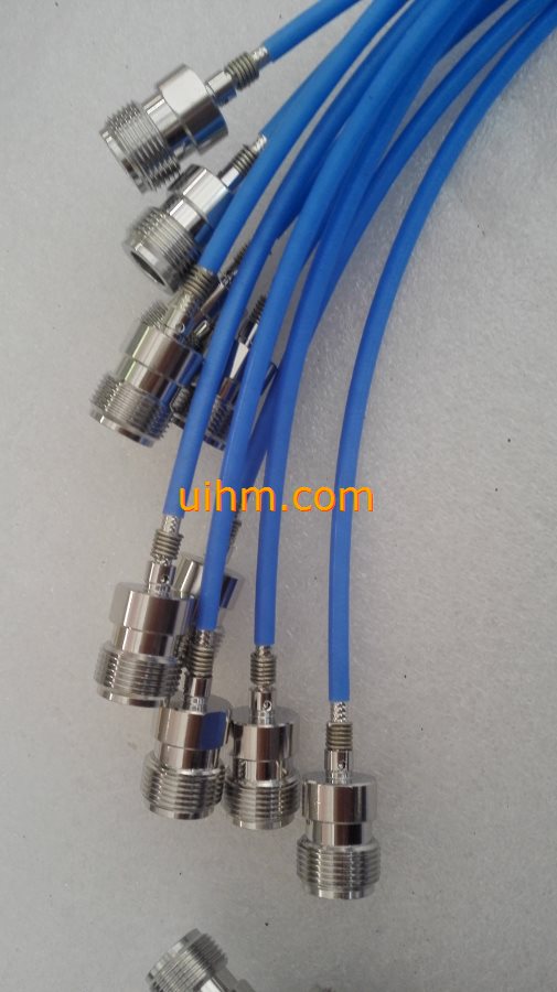 induction brazing Fiber Interface by UHF machine (2)